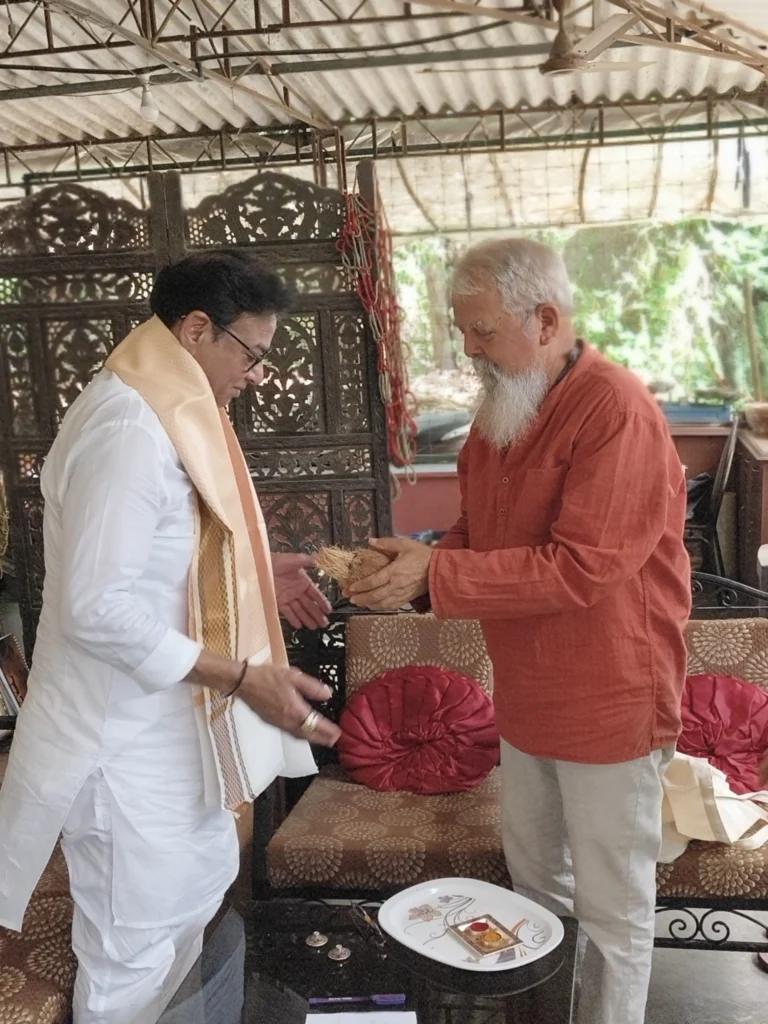 सेंद्रिय कृषीभूषण श्री. राजेंद्र भट जी यांच्या ‘निसर्ग मित्र फार्म’ला सदिच्छा भेट
