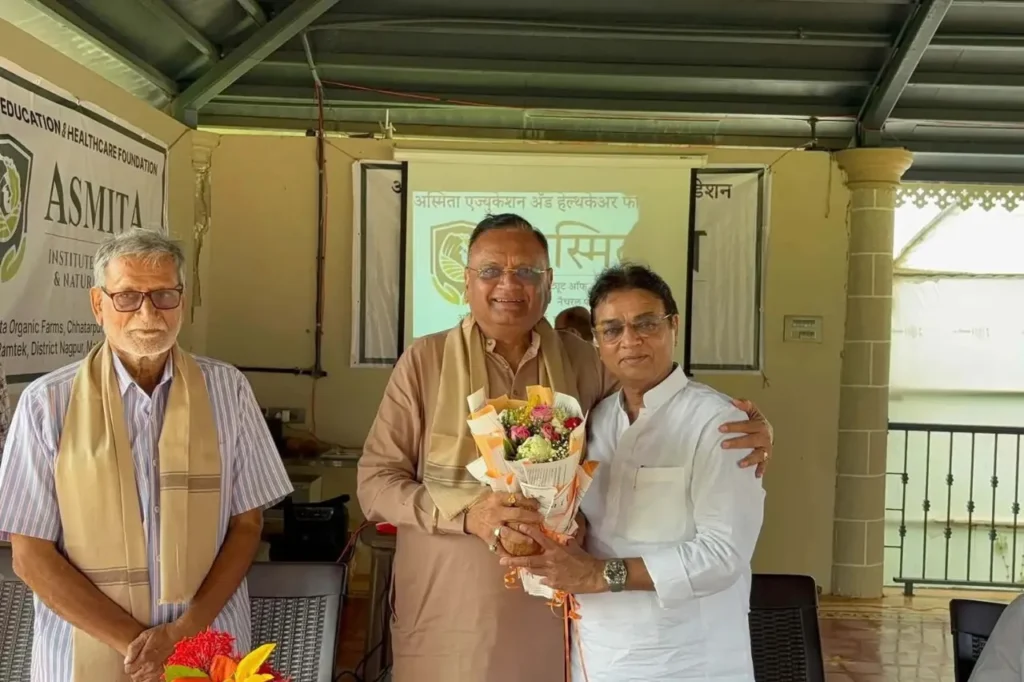 अस्मिता इन्स्टिट्यूट ऑफ ऑर्गेनिक अँड नॅचरल फार्मिंग (AIONF) च्या वतीने आयोजित मोफत सेंद्रिय व नैसर्गिक शेती मार्गदर्शन शिबिराचा शुभारंभ